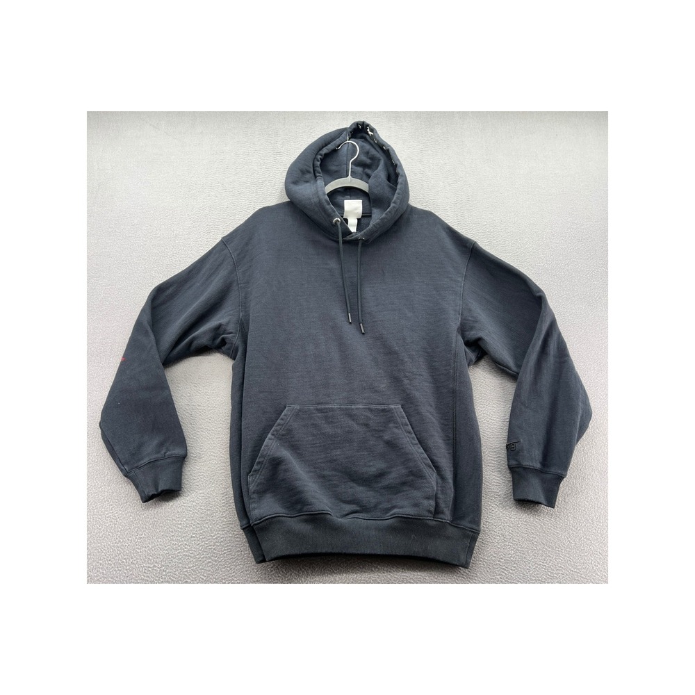 Reebok x Victoria Beckham VB Hoodie Black Cotton French Terry Sweatshirt Medium
